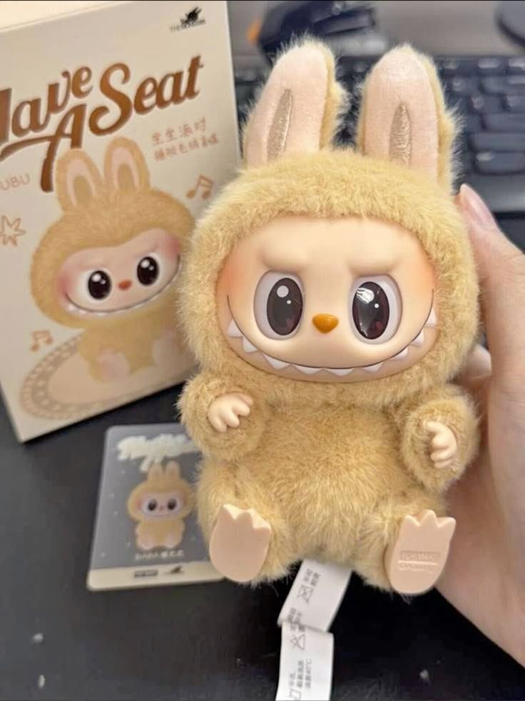 Labubu Bunny Plush Doll by The Monsters