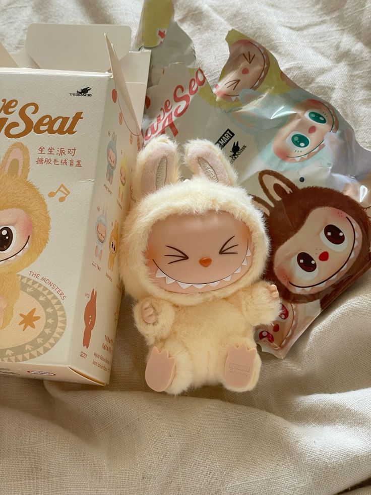 Labubu Bunny Plush Doll by The Monsters