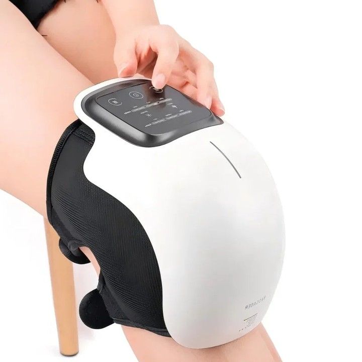 Smart Knee Massager with Heat & Vibration Therapy – Pain Relief & Recovery Device
